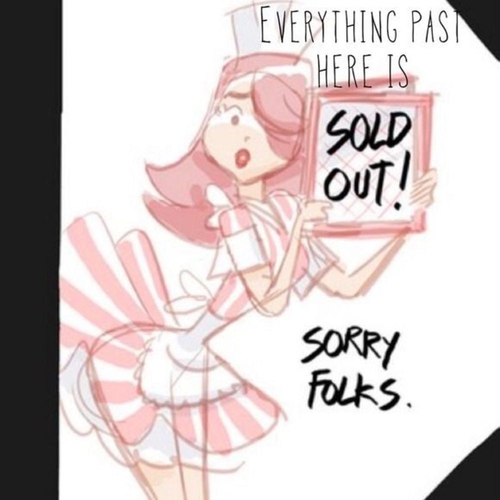 Everything is sold past here